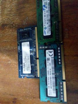 03 Memorias Ddr3 2gb Laptop