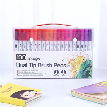 100 piezas Dual Brush Paint NUEVO - plumones, brocha, dual