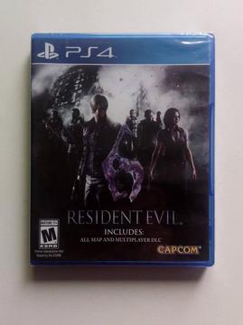 PS4 RESIDENT 6 NUEVO SELLADO PLAY STATION 4 TIENDATOPMK