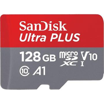 Tarjeta Micro Sdxc Uhsi 128 Gb Sandisk Ultra Plus 100 Mb/s