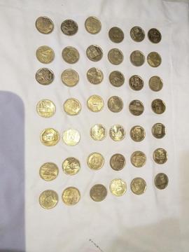 Vendo Mi Colección de 43 Monedas