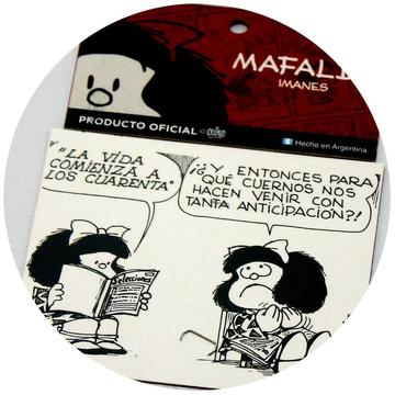 Viñeta imantada Mafalda B. Producto licenciado