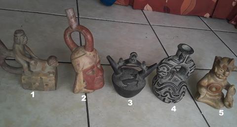 replica de huacos cultura peruana