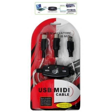 Cable Midi / USB Nuevo Los dos a un solo precio