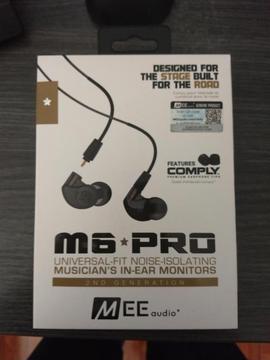 Audifonos Mee Pro M6 Desmontable 2da Generacion