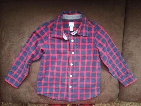 Camisa a cuadros baby GAP T 4 años