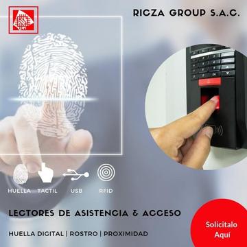 LECTORES DE HUELLA DIGITAL, ROSTRO, PROXIMIDAD, FOTOCHECKS, ACCESO