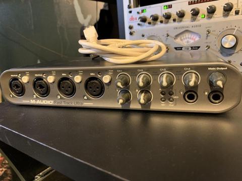 m-audio pro tools mp fast track ultra
