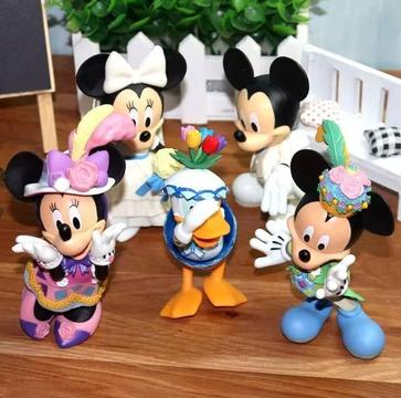 muñecos juguetes de coleccion mickey mouse goma pvc