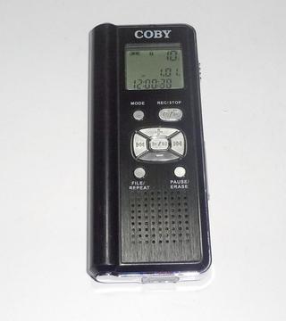Grabador Voz Coby CXR190-4G Memoria Interna de 4GB y ranura microSD Portable Digital Voice Recorder