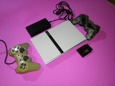 Hermozo Ps2 Nuevo 2 Mandos Play Station