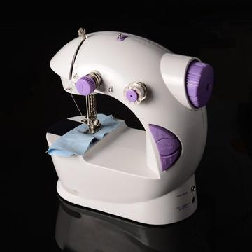 Máquina de coser, mini sewing machine a corriente y a pilas portatil accesorios