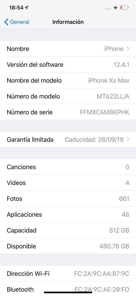 iPhone Xs Max 512 Gb