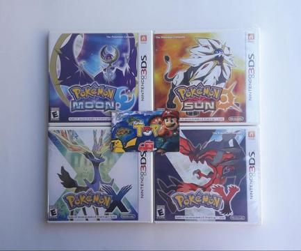 NINTENDO 3DS POKEMON LUNA/SOL, POKEMON X/Y - TIENDATOPMK