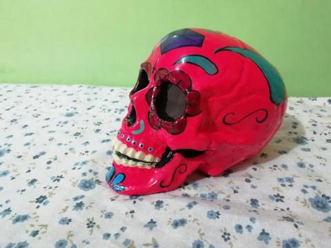 Cráneo Decorativo Artesanal