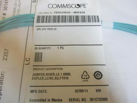 fibra optica commscope