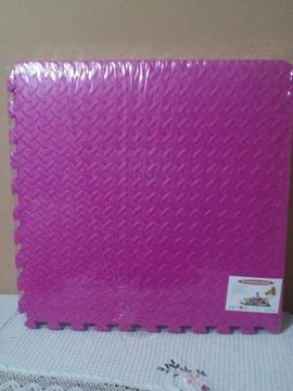 Multitoys; Pisos Antigolpes Para Bebes 15 mm Color Fucsia_rosado, Excelente Protección