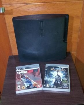 Remato Ps3 Slim 160gb 2juegos sin Mando