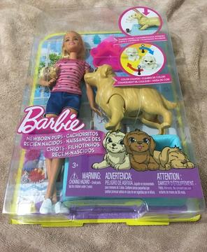 Barbie Veterinaria Perritos Recien Nacid