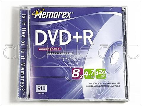 A64 Dvd Memorex Dvdr Grabable 8x 4.7gb 120 Minutos Cd Rw