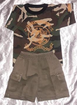 Disfraz Militar 2 a 3 Años Usado Talla 3