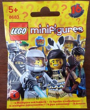 Lego Minifigure Serie 1 Robot Sellada Tag: dzw6rt minifigura