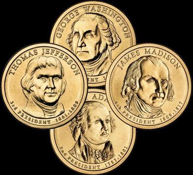 Monedas De Un Dolar Presidentes EEUU