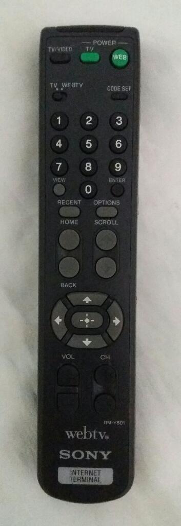 Control Remoto Sony Rm-y801 Webtv