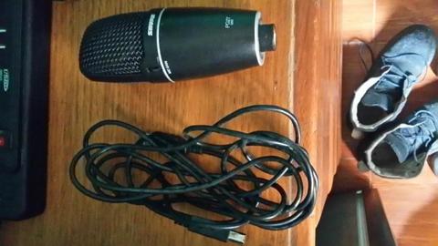 Microfono condensador shure
