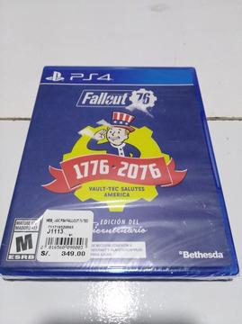 Fallout 76 Edición Del Tricentenario Ps4