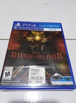 Until Dawn Rush Of Blood Ps4 Nuevo Sella