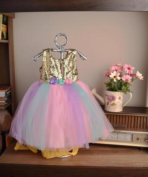 hermoso vestido colores para tu nena talla 2