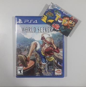 PS4 ONE PIECE WORLD SEEKER, NUEVO DE REMATE, TIENDATOPMK