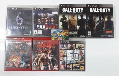 PS3 COD EDICION COMPLETA, GTA V, MORTAL KOMBAT, ABIERTOS PS3, TIENDATOPMK
