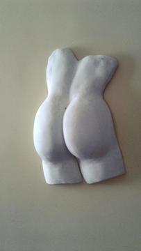 Sensual escultura “Douce Femme” Trasero en Yeso cerámico #adorno #pared