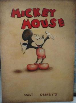 Cuadro de Pintura de Mickey Mouse 50 x 70 cm