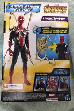 Spiderman Electronico 30 Cm Iron Spider HASBRO