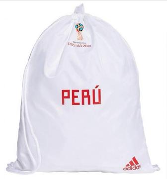 Maletin Bolso deportivo Adidas Peru Rusia 2018 Blanco nuevo