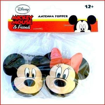 Adorno para la antena de Auto de Mickey y Minnie Mouse
