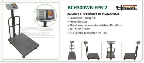 Balanza electronica de plataforma BCH300WBEPR2