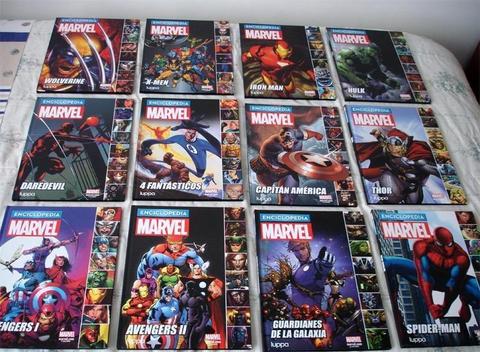 Enciclopedia Marvel Editorial Luppa 12 Tomos Tapa Dura Completa