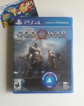 PS4 GOD OF WAR 4, NUEVO SELLADO PLAY STATION 4 TIENDATOPMK
