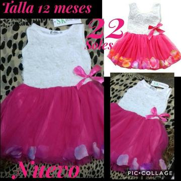 Vestido Talla 1 Año