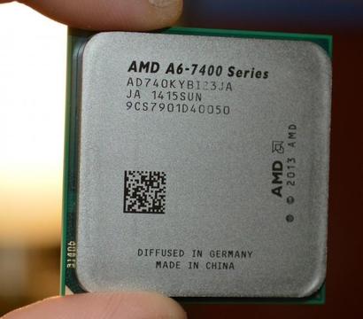 Procesador AMD A6 - 7400, año 2013, socket FM2