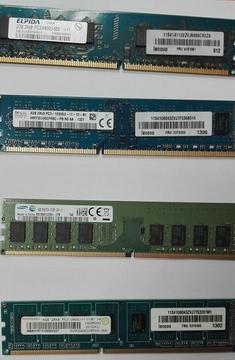 MEMORIAS RAM DDR3 4GB