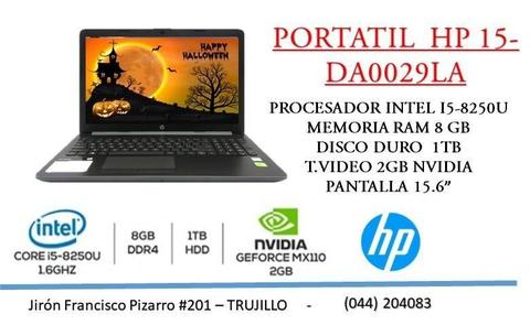 PORTATIL HP 15-DA0029LA CORE I5-8250U 1.60GHz