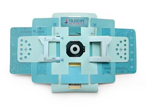 Microscopio de papel - Origami - Foldscope - STEM