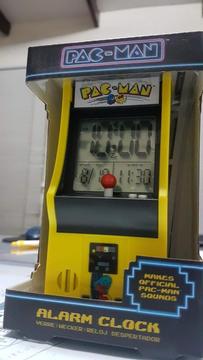 Pac Man Reloj Alarma