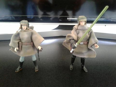 Star Wars Luke Skywalker Y Princesa Leia