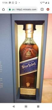 Remato a 500 whisky blue label azul 1 litro